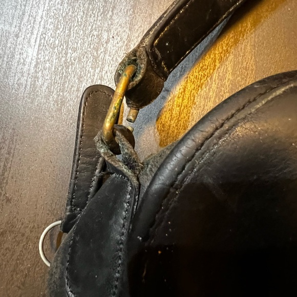 Vintage Black Coach Shoulder Bag - Picture 5 of 8